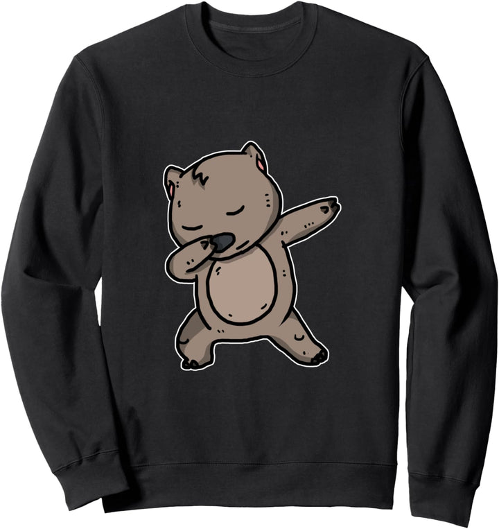 Lustiges Dabbing Wombat Geschenk Australisches Säugetier Dab Sweatshirt