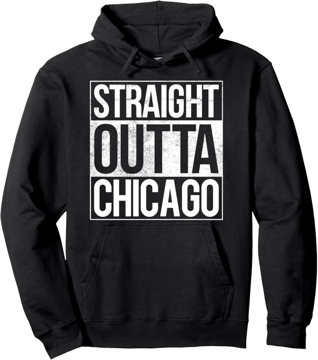 Straight Outta Chicago Pullover Hoodie
