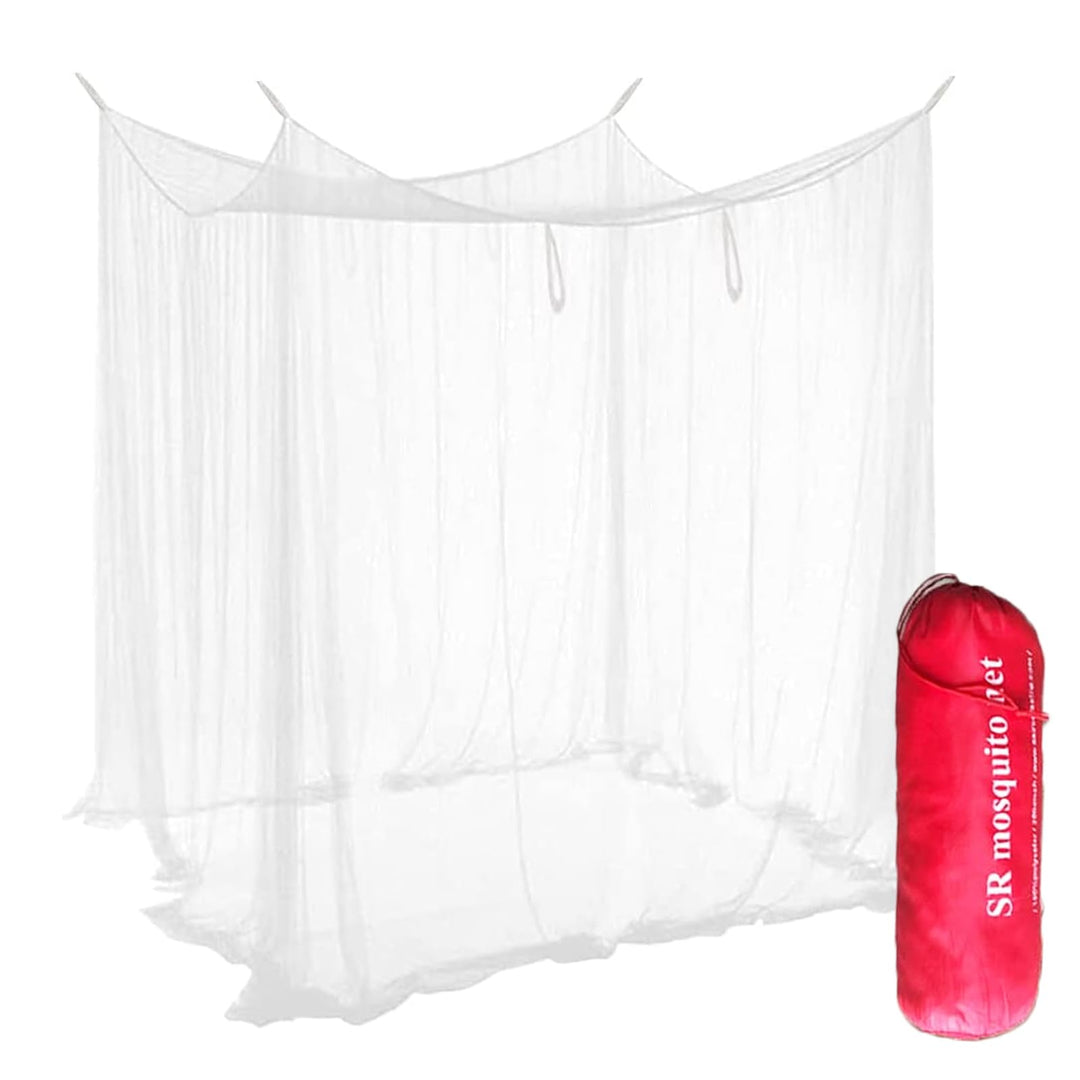 Tragbares Reise-Moskitonetz, 200 x 200 x 180 cm Doppelbett-Moskitonetz, Outdoor-Moskitonetz in Quadr