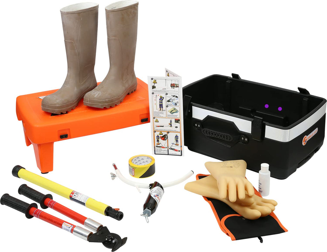 KS Tools 117.0027 Mobiles Rettungsset für max. 36 kV | 10-tlg