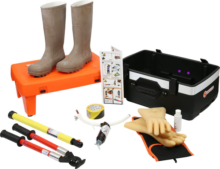 KS Tools 117.0027 Mobiles Rettungsset für max. 36 kV | 10-tlg