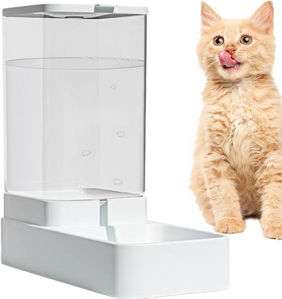 Futterautomat Katze, 3.8L Automatischer Futterspender, Wasserspender Für Hunde, Futterautomat Hund,