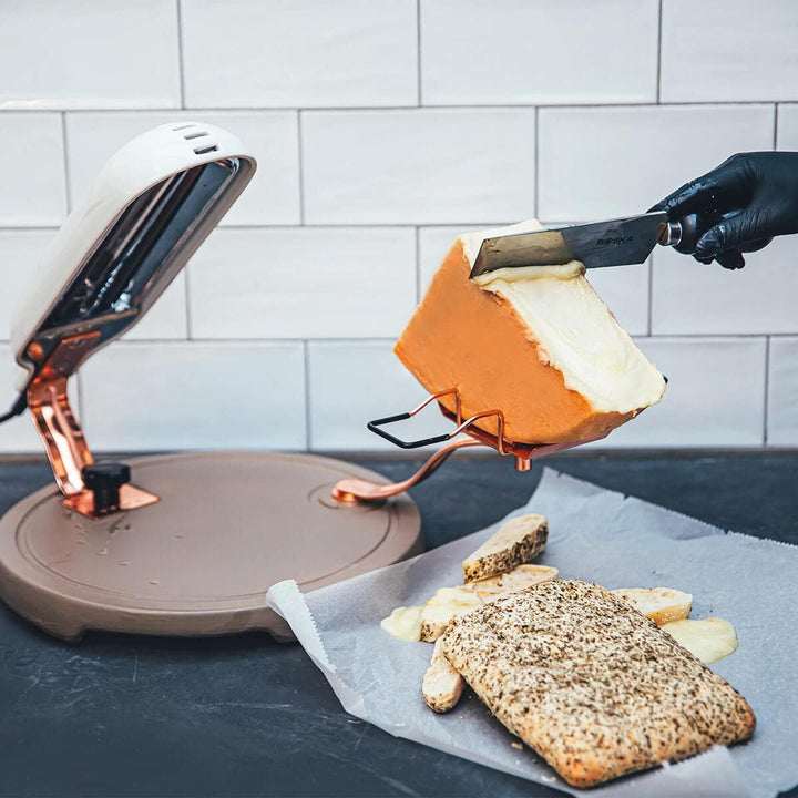 Boska Raclette Quattro Beton - Schweizer Tradition - drehbarer Träger