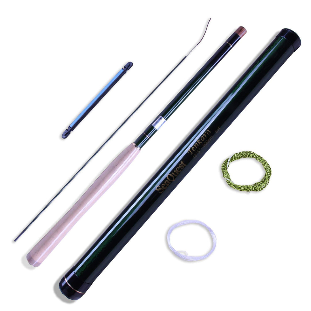 SeaQuest Tenkara Rod kit 6:4 7:3 9'5" 10'9" 12' 13'5" 6:4 13'5 TG kit 5, 6:4 13'5 TG kit 5