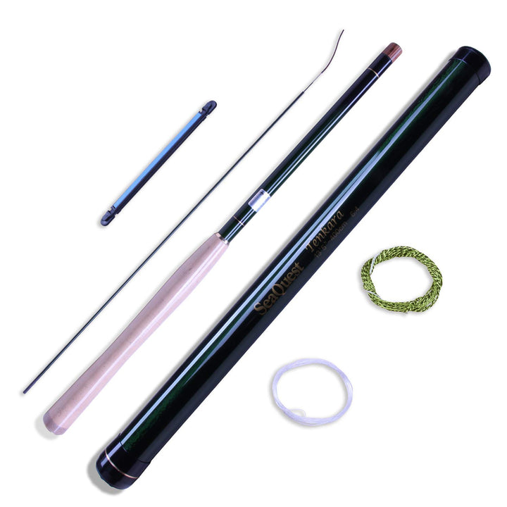 SeaQuest Tenkara Rod kit 6:4 7:3 9'5" 10'9" 12' 13'5" 6:4 13'5 TG kit 5, 6:4 13'5 TG kit 5
