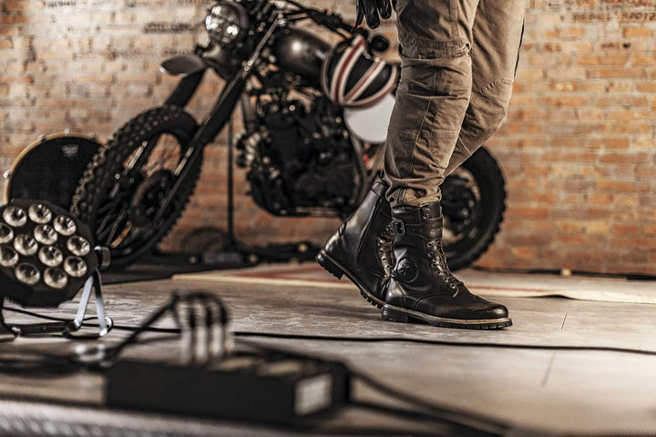 Rocket Herren Motorcycle Boot, Dunkelbraun