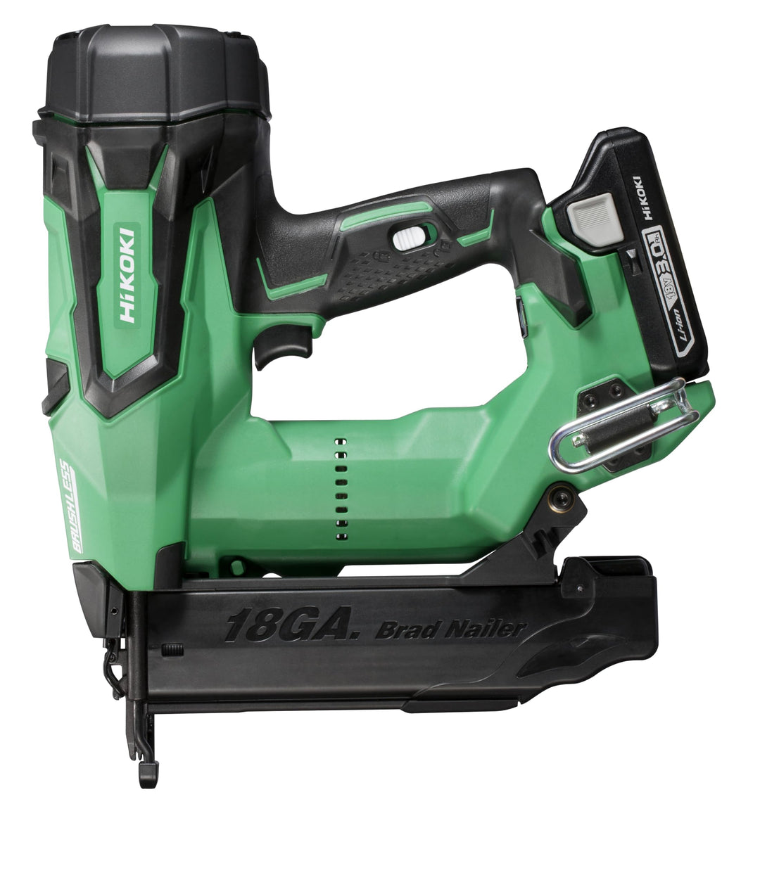 HiKOKI Akku-Nagler NT1850DBSL (18V, Li-ion, Brushless, Transportkoffer, inkl. 2x 3.0 Ah und Ladegerä
