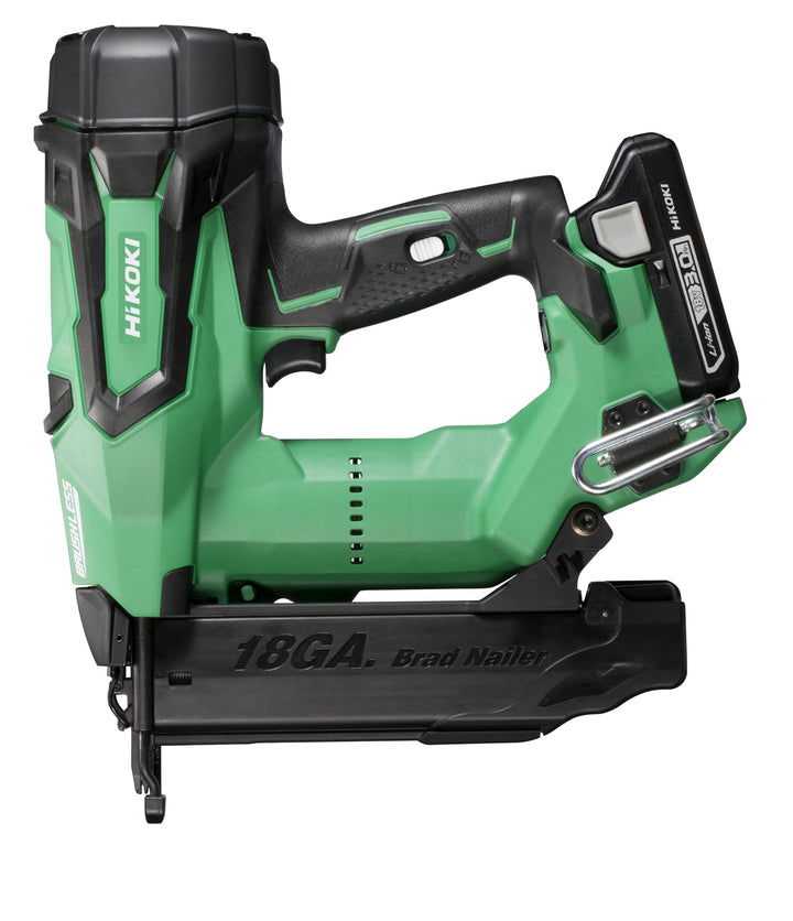 HiKOKI Akku-Nagler NT1850DBSL (18V, Li-ion, Brushless, Transportkoffer, inkl. 2x 3.0 Ah und Ladegerä