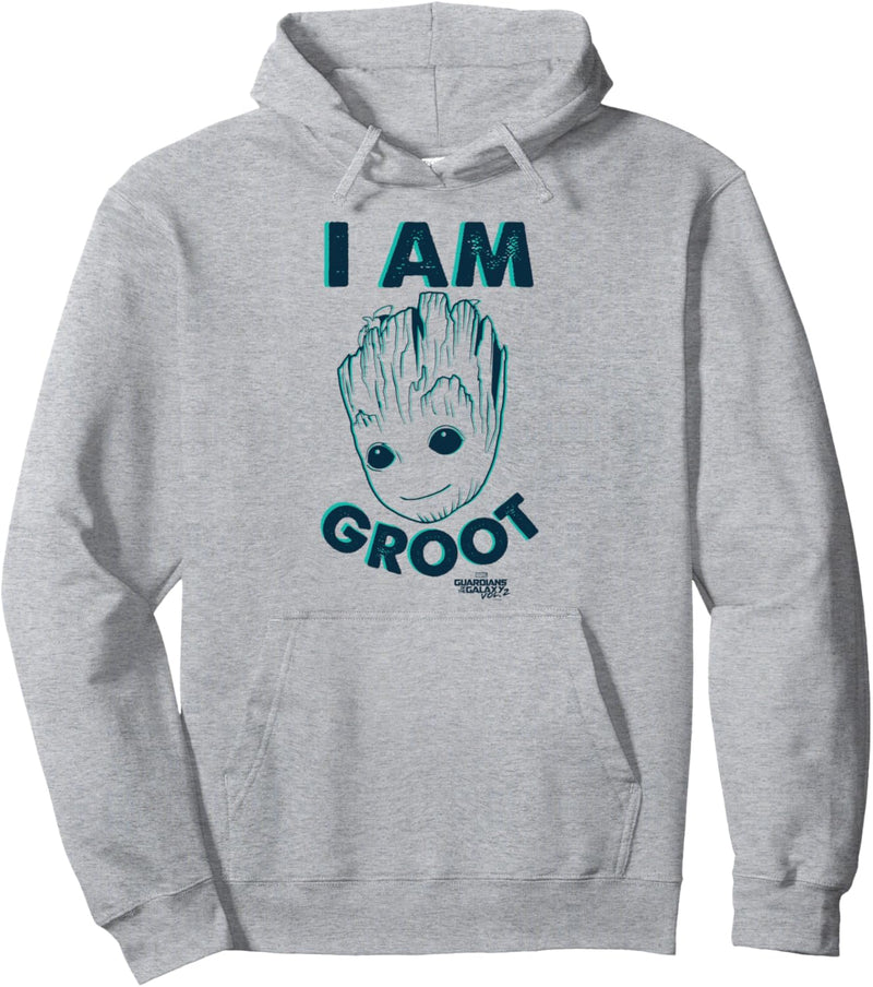 Marvel Guardians Of The Galaxy I Am Groot Simple Portrait Pullover Hoodie