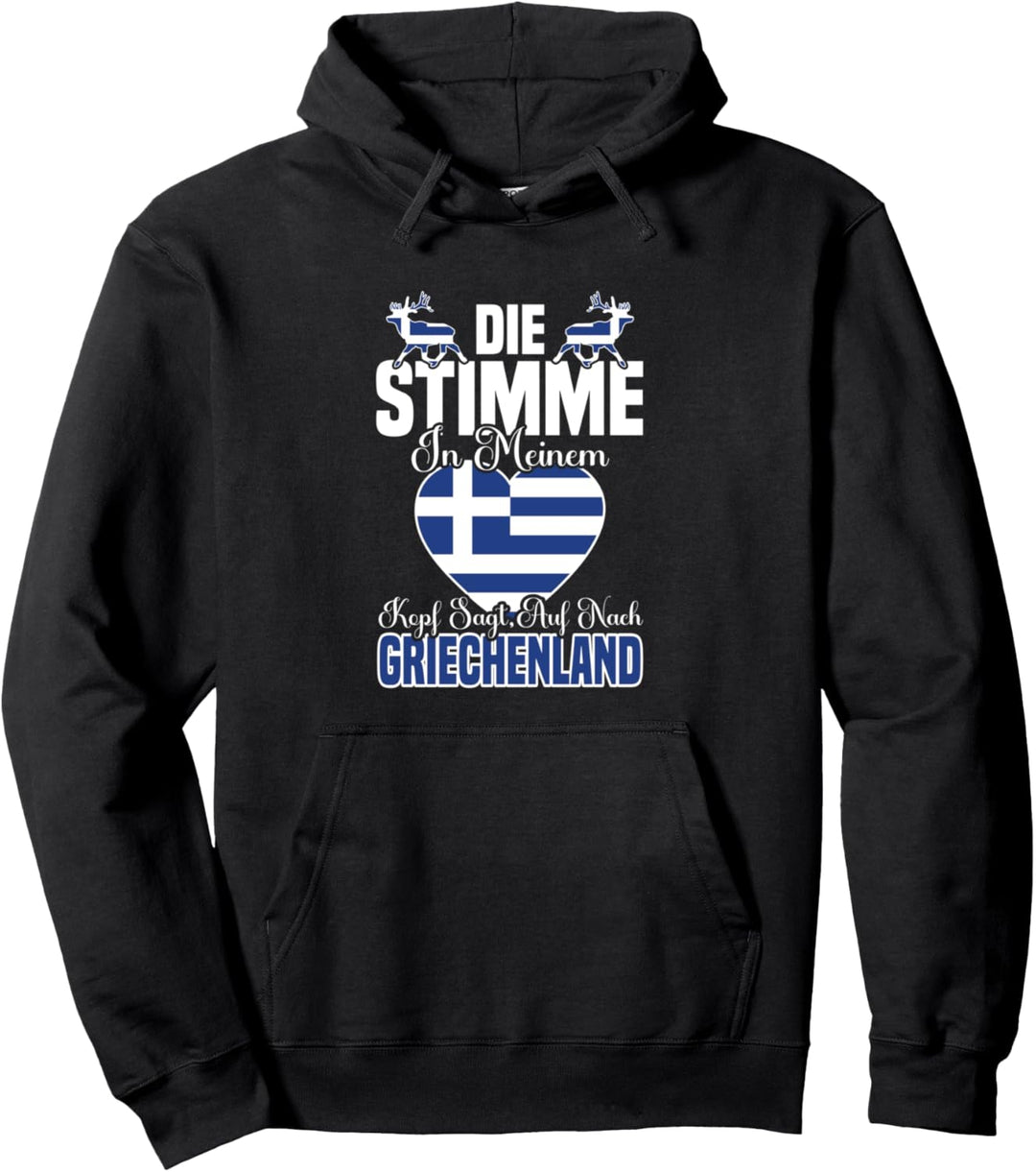 Stimme im Kopf - Griechenland Pullover Hoodie