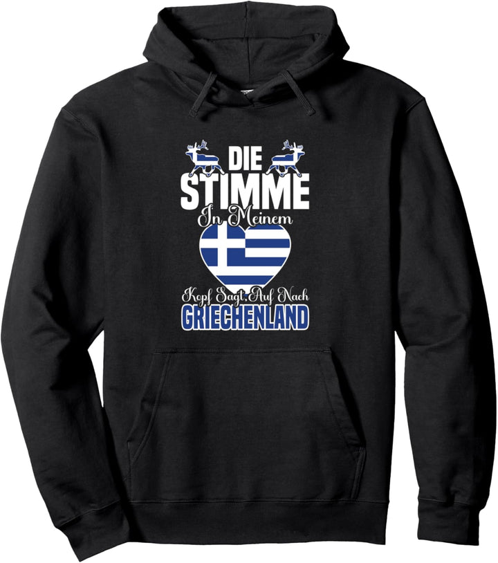 Stimme im Kopf - Griechenland Pullover Hoodie