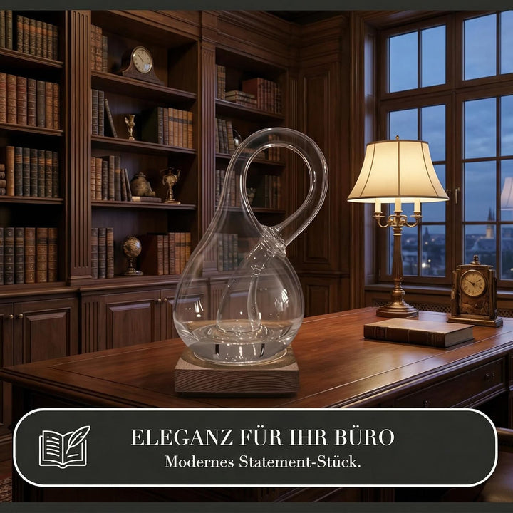 Klein Bottle, Kleinsche Flasche nie voller Wasser, Glasvase der mathematischen Geometrie, vierdimens