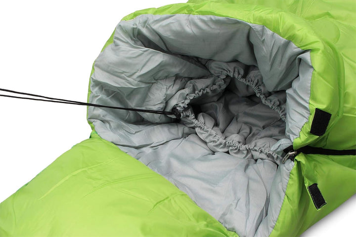 normani Einzel Schlafsack Pilotenschlafsack mit integriertem Kopfkissen Pilot/Limette Einheitsgrösse