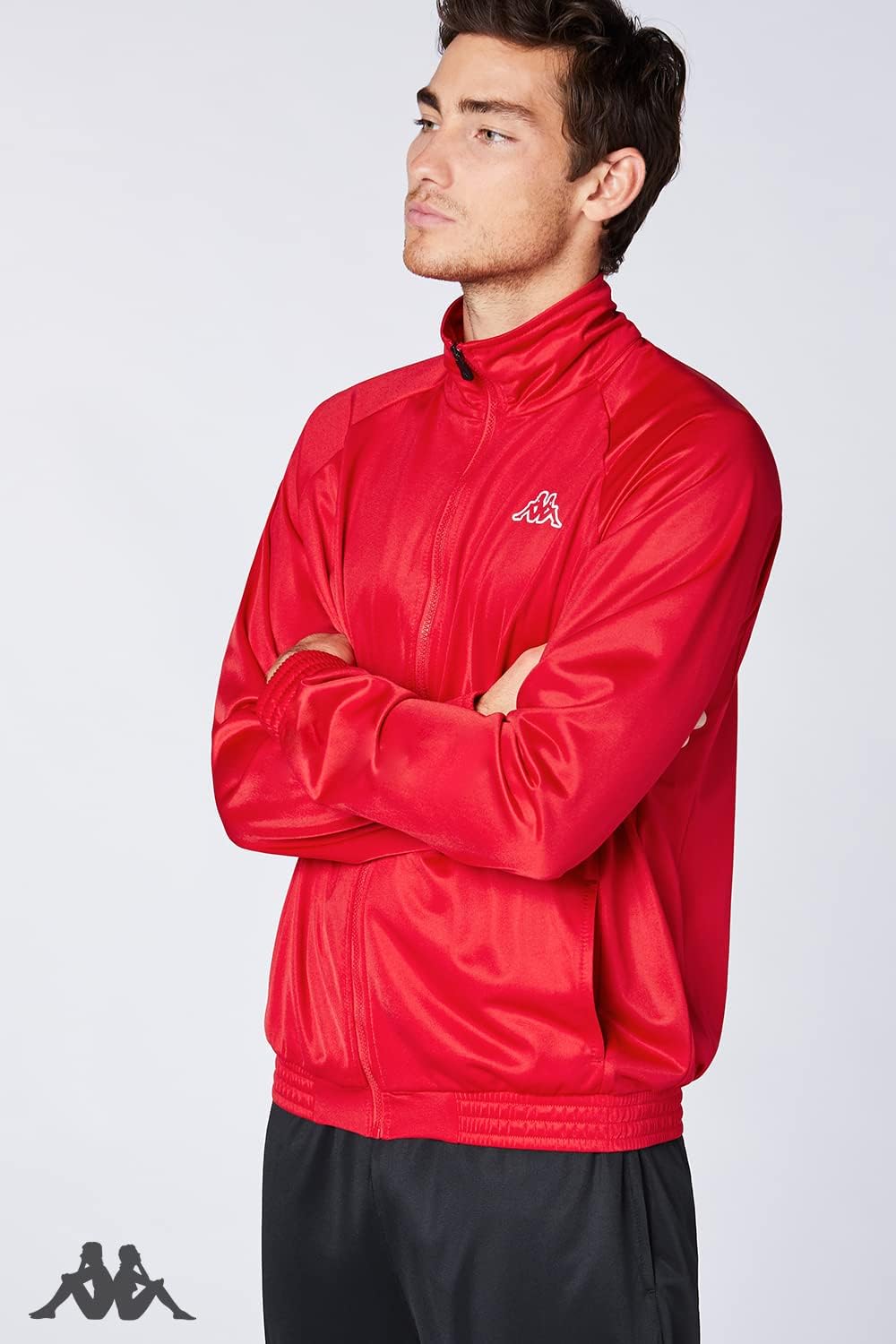 Kappa Tracksuit Till Men I Trainingsanzug für Herren I Ideal für Sport & Freizeit I Rot L, Rot L