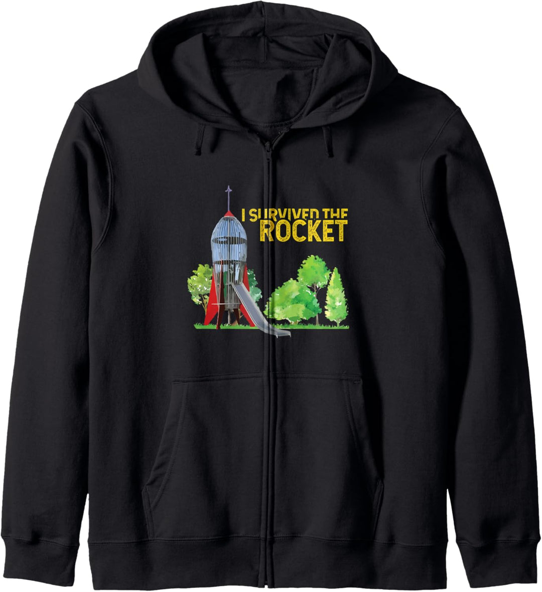 I Survived The Rocket Slide - School Playgrounds Scientist Kapuzenjacke