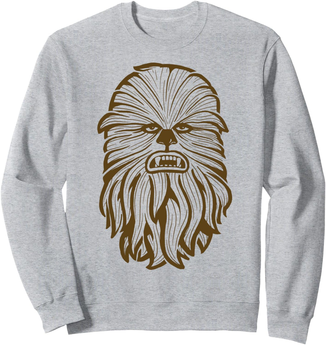 Star Wars Chewie Simple Outlined Poster Sweatshirt