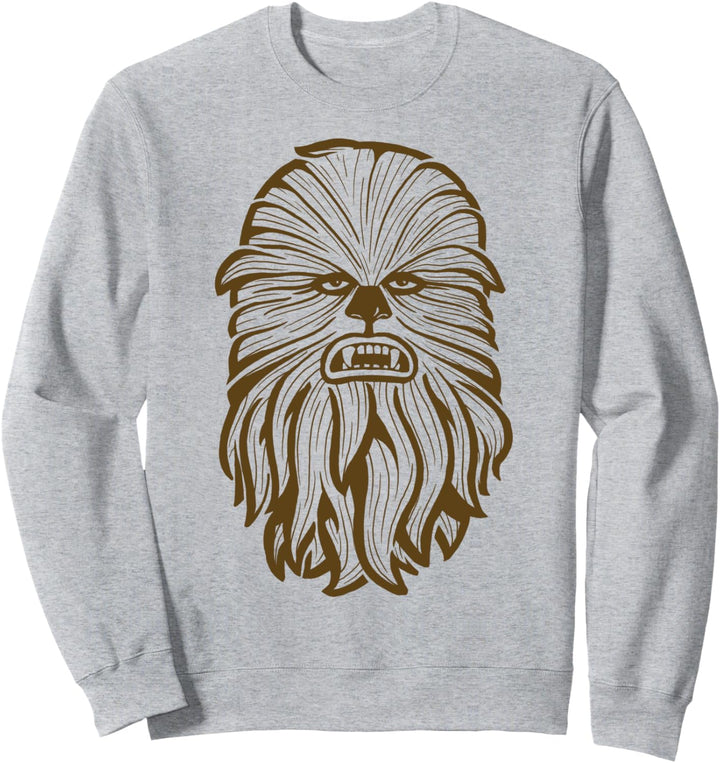 Star Wars Chewie Simple Outlined Poster Sweatshirt