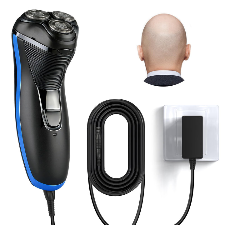 Glatzen Rasierer Herren, 2026 Verbessert Kabel Rasierer Herren mit 3D-Drehköpfen & Leistungsstarker