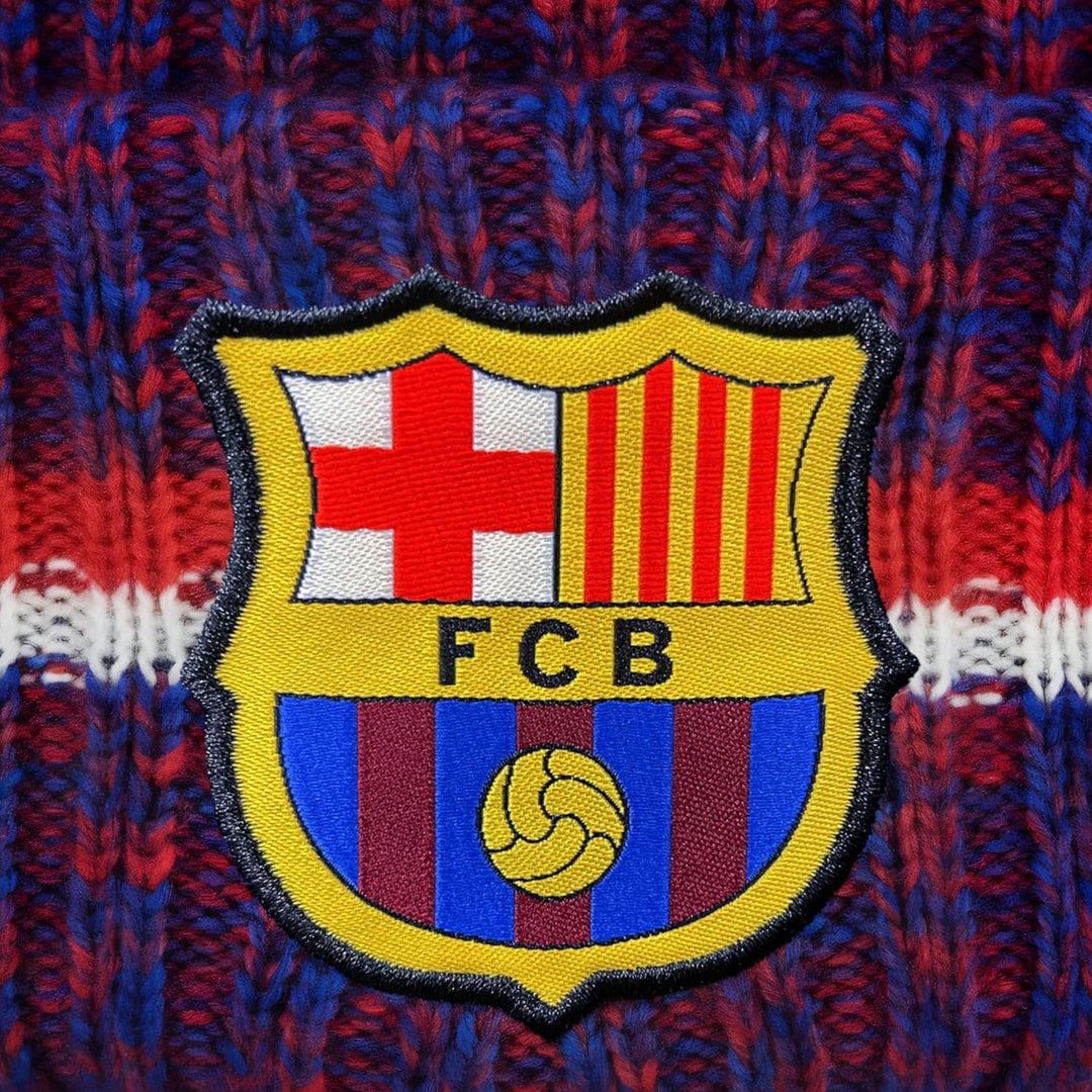 Icon Sports (ICOZ7) Herren Fc Barcelona Team Beanie, blau, Einheitsgrösse, Barcelona Blau Einheitsgr