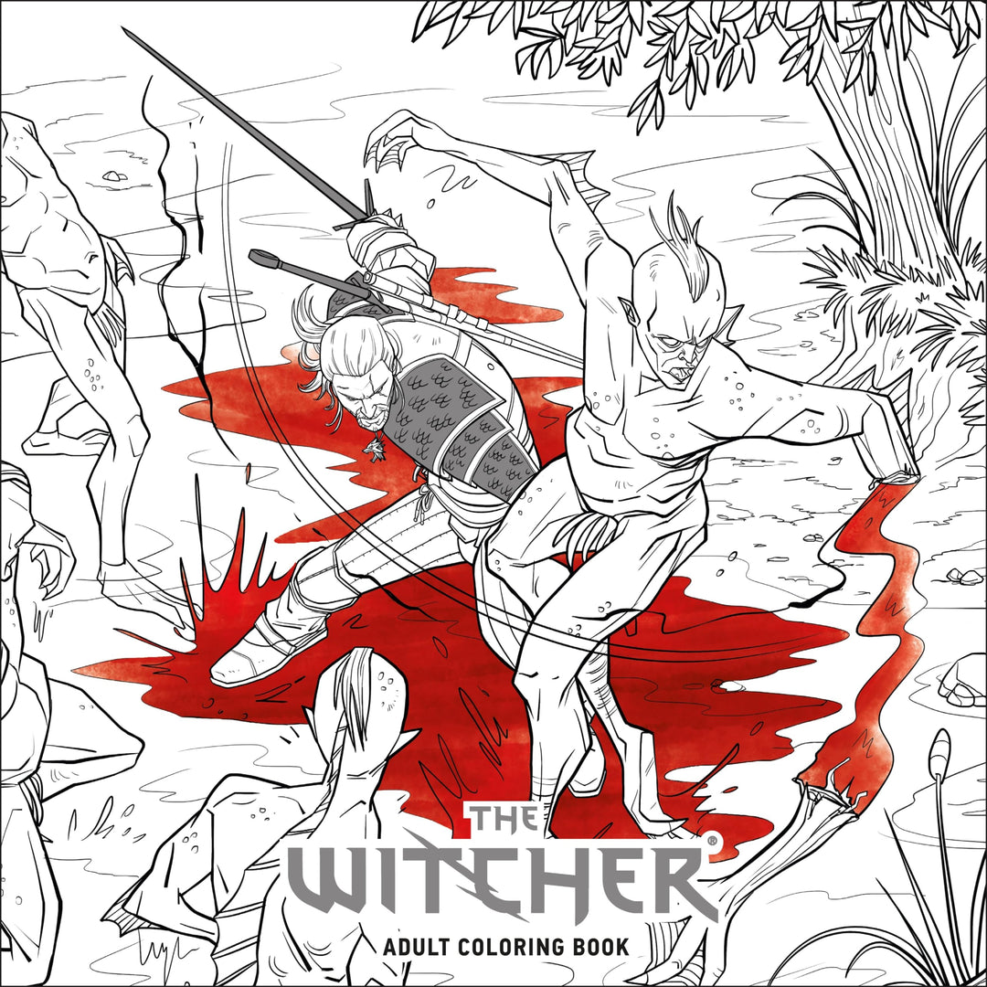 The Witcher Adult Coloring Book, Taschenbuch