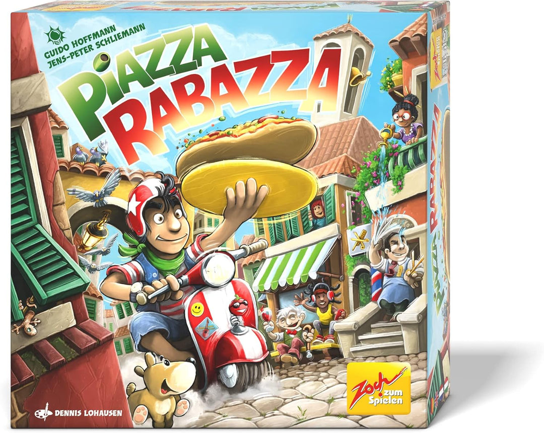 Zoch 601105182 Piazza Rabazza - Geschicklichkeitsspiel für 2 bis 4 Spieler – Das Sammelspiel für ruh