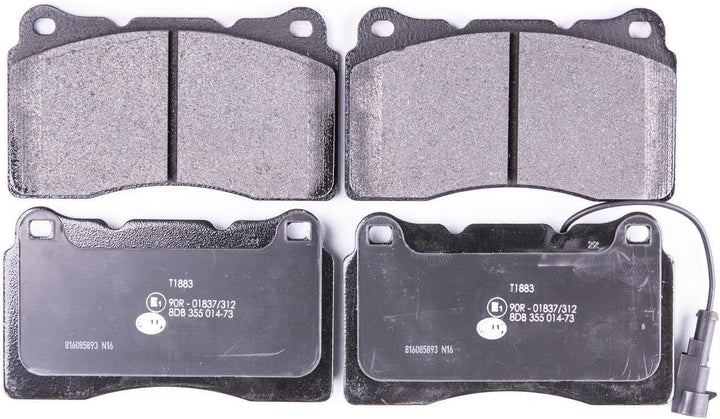 HELLA PAGID 8DB 355 014-731 Bremsbelagsatz - T1883 - Dicke/Stärke: 16mm - Bremssystem: Brembo - mit