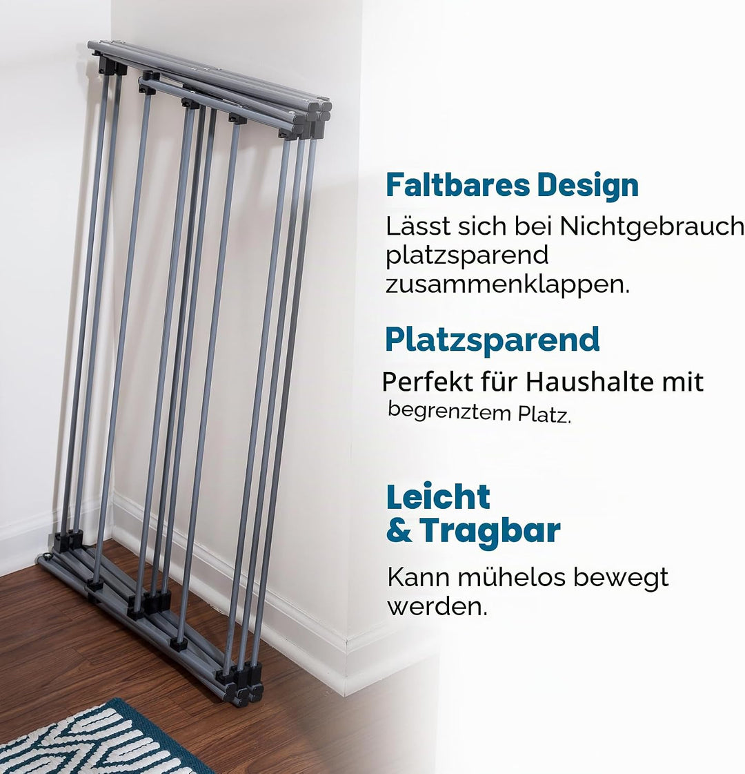 Honey Can Do Trockengestell für Kleidung, faltbar, Oversize, DRY-09066, Silber, 22,7 kg, Silber