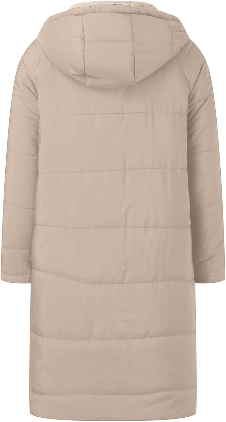 Duohropke Sherpa Jacken für Damen,Wendemantel für Damen,Damen 2023 Herbst Mode Mäntel,Damen Zip Up W
