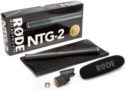 Rode NTG-2 Richtmikrofon NTG2 Mikrofon + MC-008XJ 3m Mikrofonkabel XLR - 3,5mm Klinke