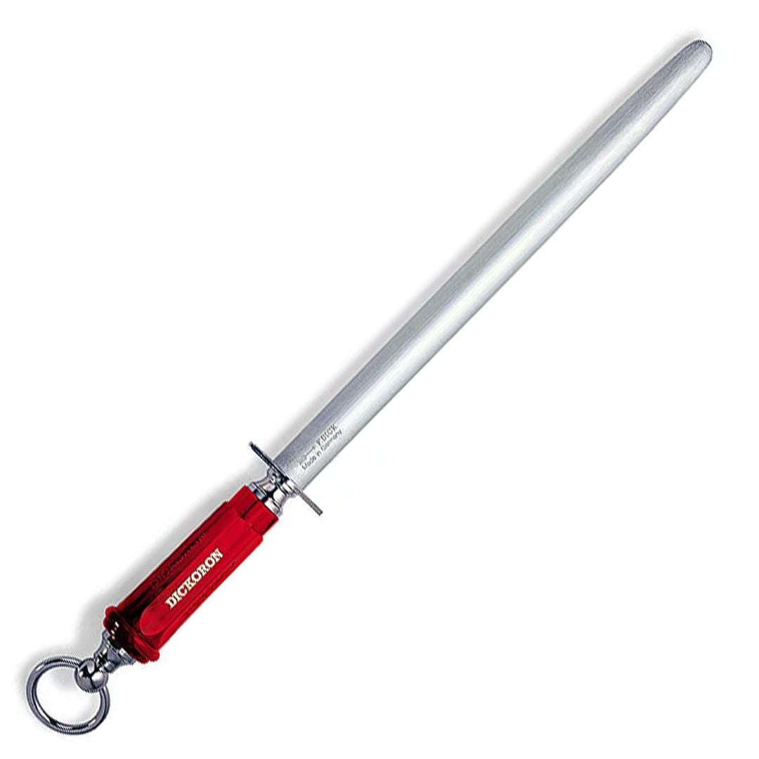 F. DICK Wetzstahl DICKORON Classic (30 cm Klingenlänge, Saphierzug, 65°HRC Oberfläche, Kunststoffgri