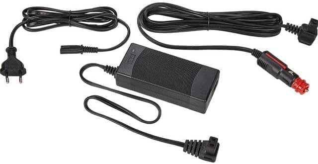 BERGER Kompressor Kühlbox B50-T 49 L │ 12V, 24V, 230V Stecker │ Elektrische Auto Kühlbox mit Rollen