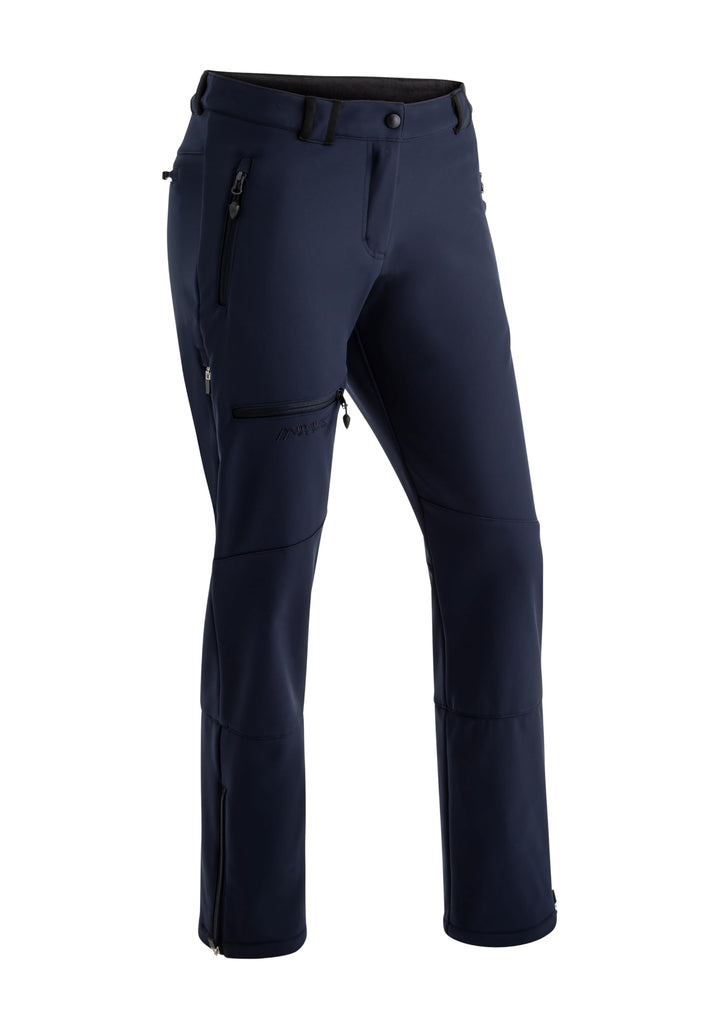 Maier Sports Damen Outdoorhose Adakit W, Winter-Wanderhose mit Fleece Innenseite, atmungsaktive und