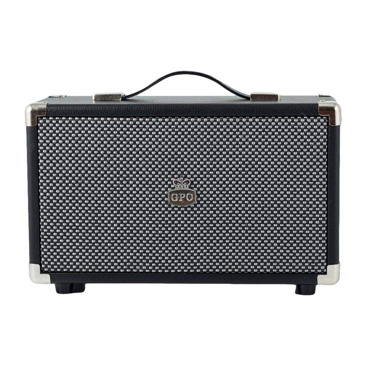 GPO Westwood Retro 25 Watt Lautsprecher mit Subwoofer, Cinch-Eingang, Bluetooth mit Retro-Gitter und
