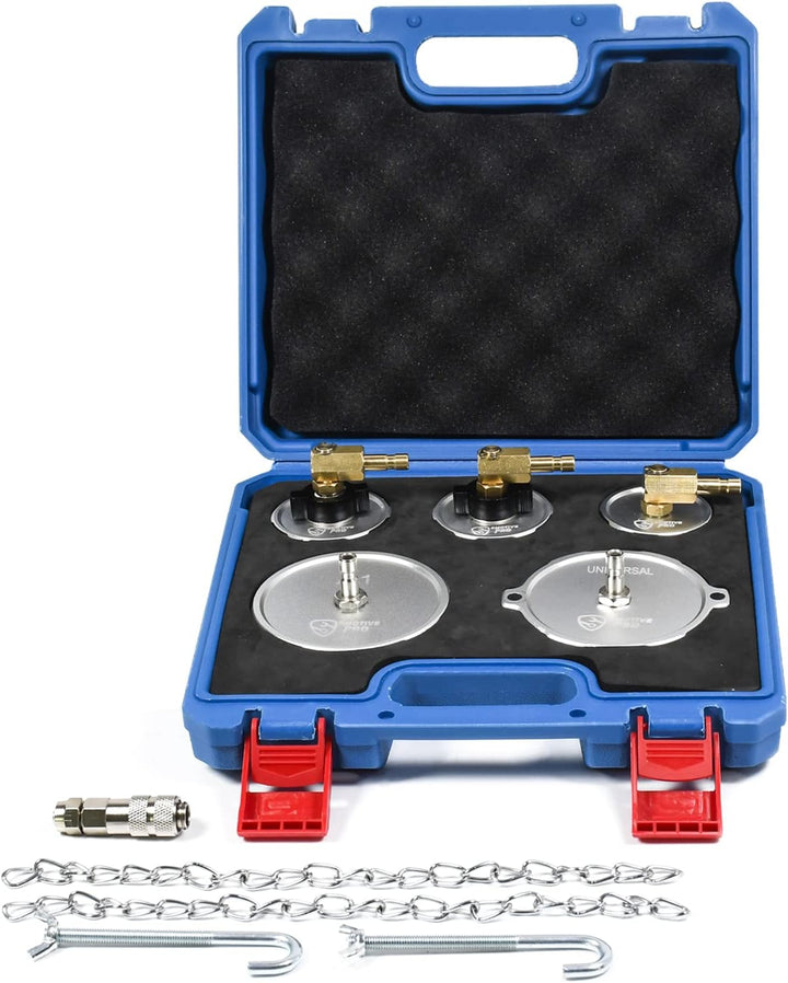 SMOTIVEPRO 5PCS Adapter Bremsflüssigkeitsbehälter Set, Bremsenentlüftungsgerät Adapter Hauptbremszyl