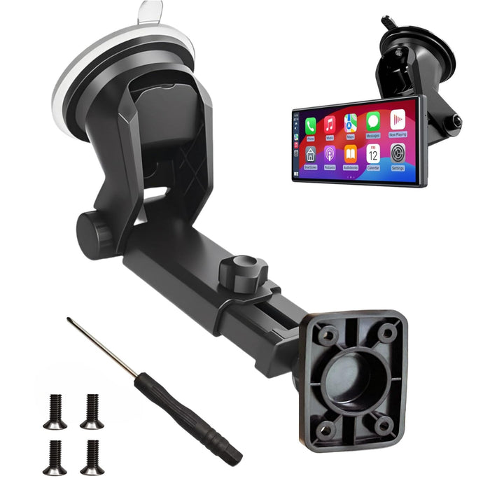 Carplay Bildschirmhalterung mit Schrauben, Saugnapfhalterung für 7''/ 9''/ 10.26'' Auto Android Auto
