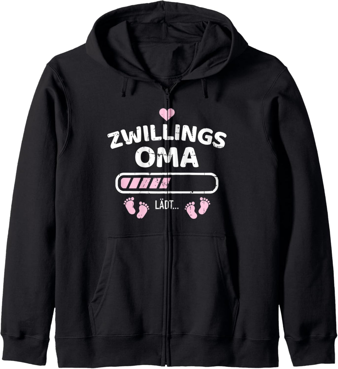 Zwillingsoma lädt für Oma von Zwillingen Kapuzenjacke