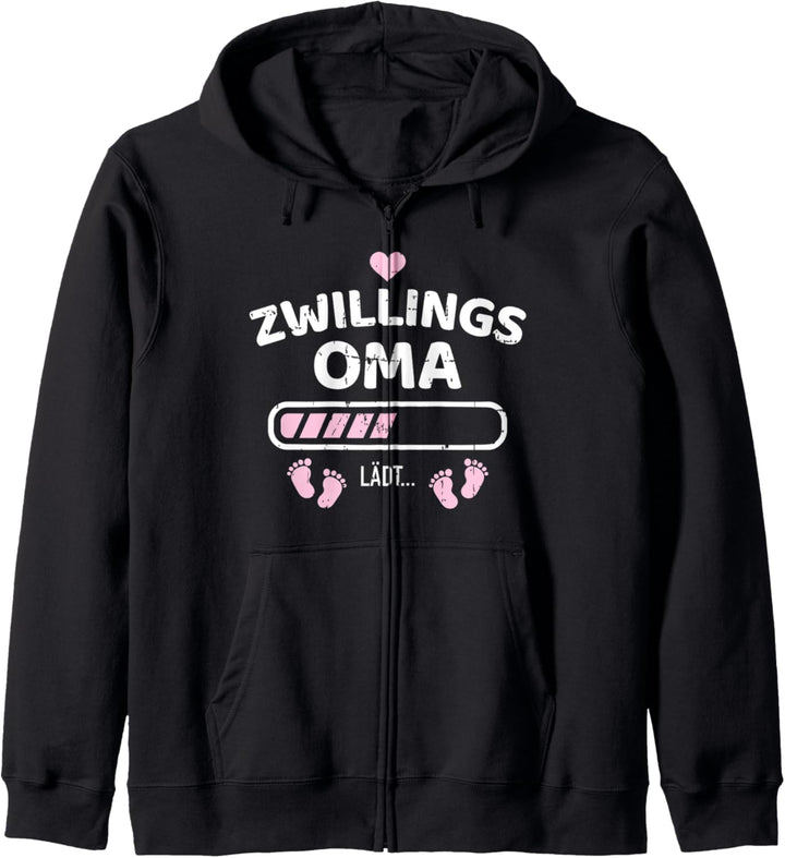 Zwillingsoma lädt für Oma von Zwillingen Kapuzenjacke
