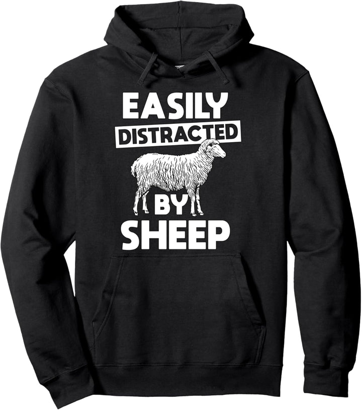 Leicht ablenkbar durch Schaf Schäfer Sachen Schaf Pullover Hoodie