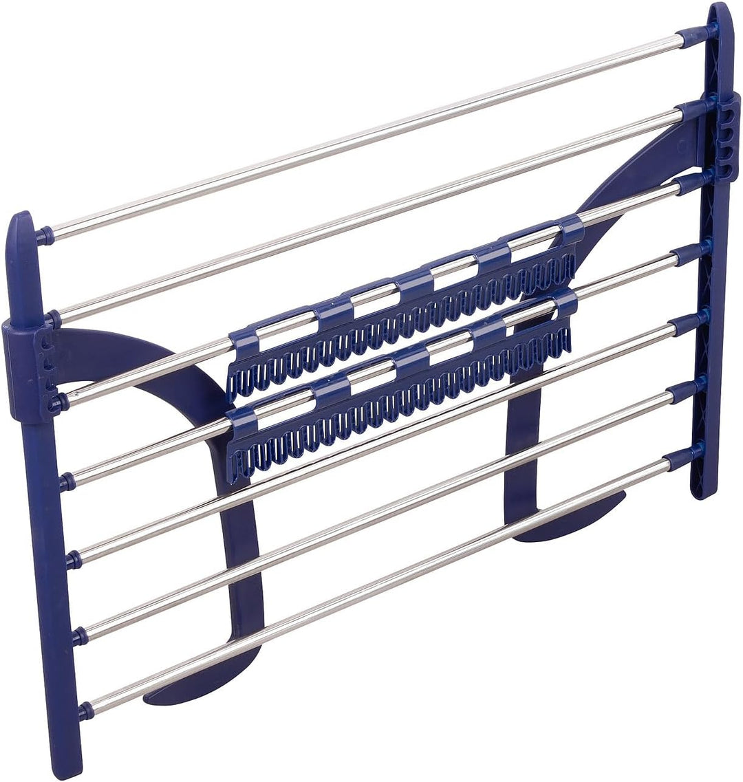 PEARL Handtuchhalter: Premium-Teleskop-Wäschetrockner f. Heizkörper & Balkon, 4 m ausziehbar (Balkon