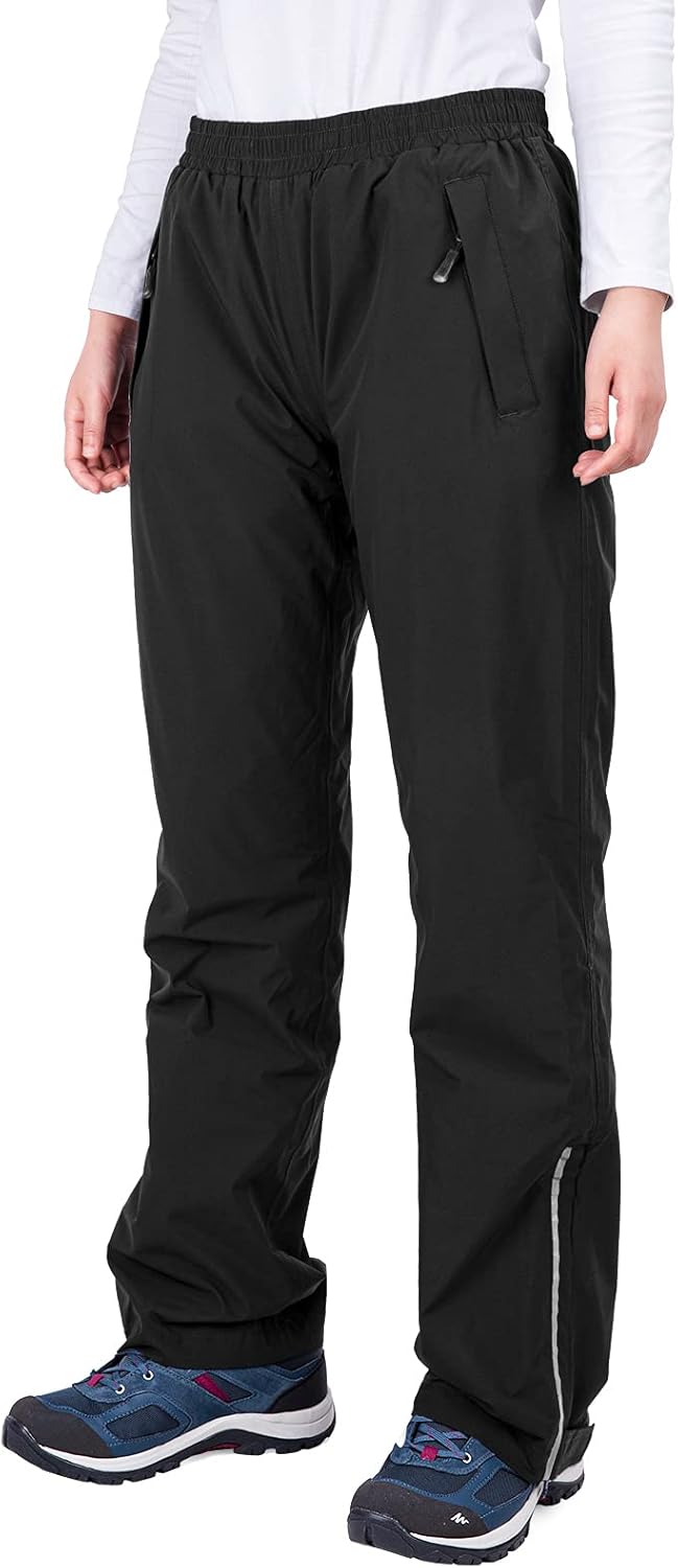 33,000ft Regenhose Damen Wasserdicht Atmungsaktive Fahrrad Überziehhose Leichte Wanderhose Winddicht