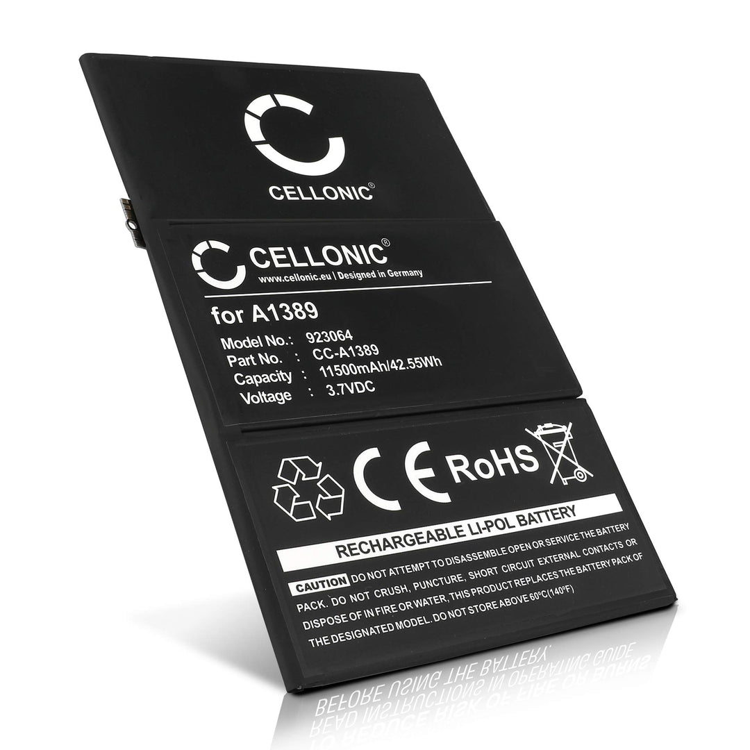 CELLONIC® Ersatz Akku A1389 für Apple iPad 3/4 11500mAh Ersatzakku für Tablet PC Batterie Tabletakku