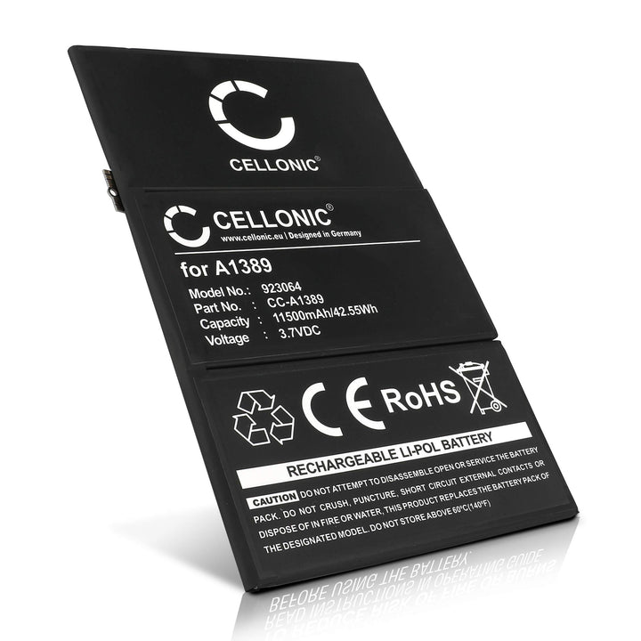 CELLONIC® Ersatz Akku A1389 für Apple iPad 3/4 11500mAh Ersatzakku für Tablet PC Batterie Tabletakku