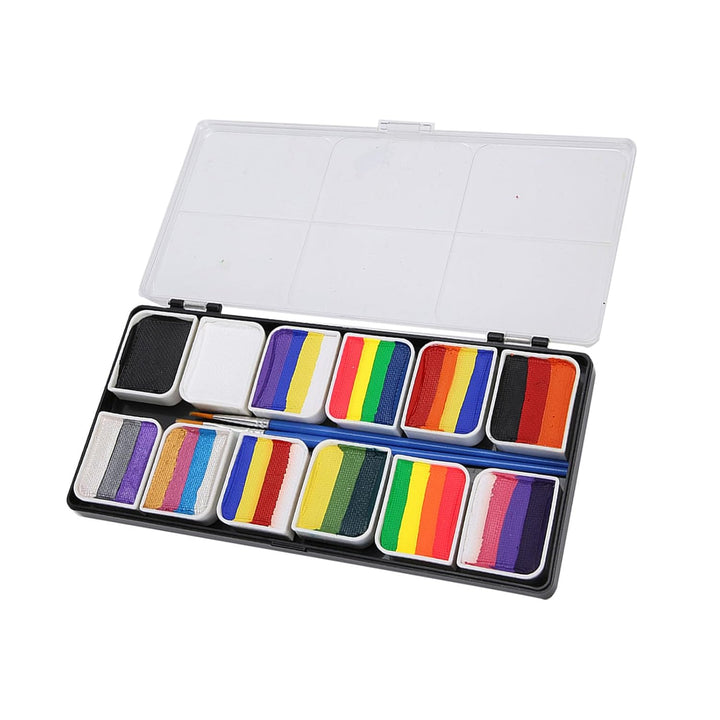 Gesicht Körperfarbe Pigment, Professionelles 12 Farben Wasserbasierte Körperkunst Gesicht Farbe Kit