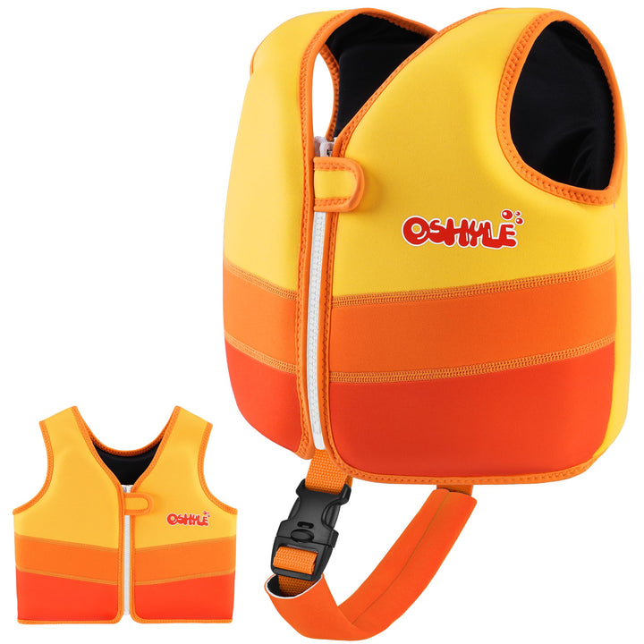 OSHYLE Kinder Schwimmweste - Jungen Mädchen Neopren Schwimmen Jacke Kleinkind Schwimmen Floating Neo