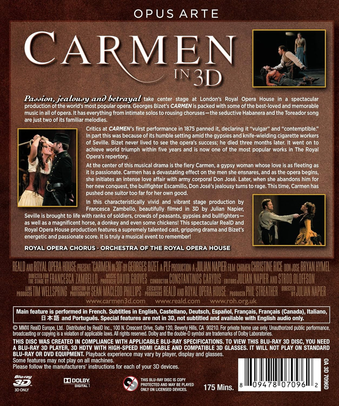 Bizet: Carmen, 3D