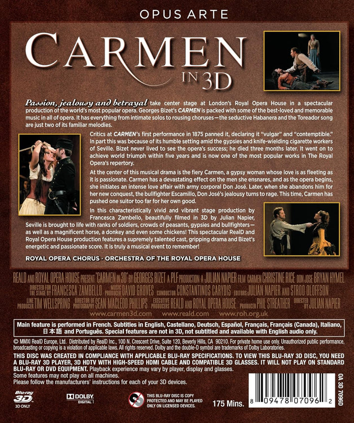 Bizet: Carmen, 3D