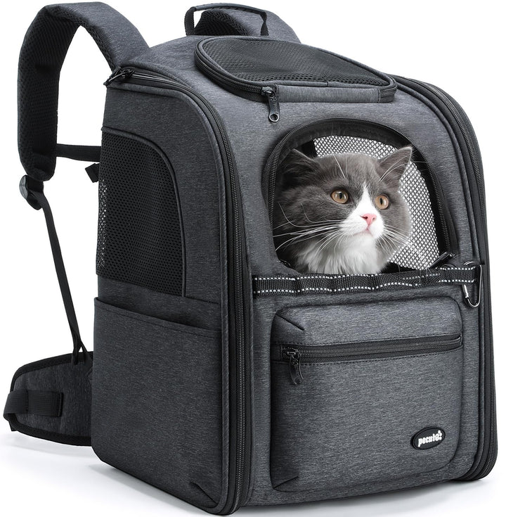 Pecute Katzenrucksack Hunderucksack Haustier Rucksack, Belastung Verringern Hundetasche, Katzentasch
