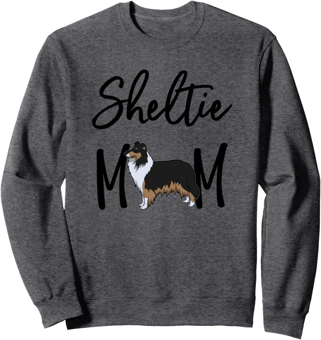 Sheltie Shelties Sheltie Mom, dreifarbig Sweatshirt