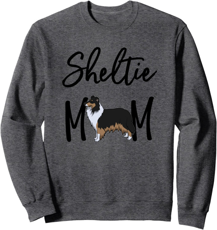 Sheltie Shelties Sheltie Mom, dreifarbig Sweatshirt
