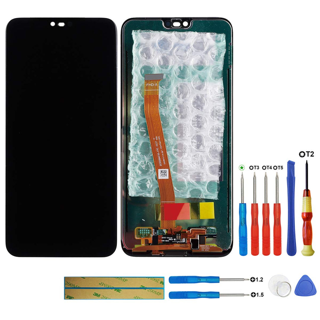 swark LCD Display Compatible with Honor 10 (Schwarz Ohne Rahmen with Fingerprint) Touchscreen Bildsc